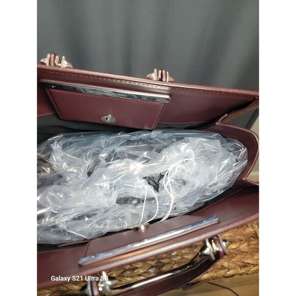 Alexander McQueen Leather/Tall Story/2Way/Tote Bag Red Women's - Picture 13 of 16